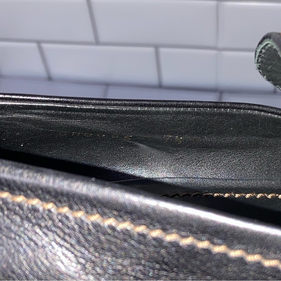 Louis Vuitton LV Dress Shoes Loafers Oxford Leather Black Men’s UK 7.5 US 8.5 - Picture 9 of 12